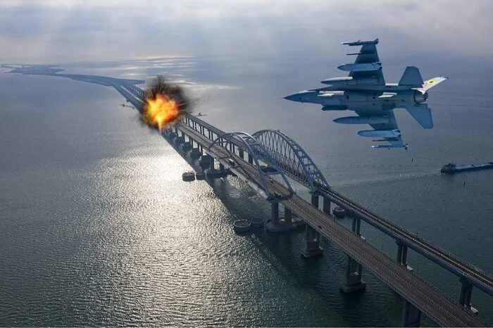 F-16 и Mirage-2000 готовятся к нанесению удара: Крымский мост или что-то другое? - Моё, Военная техника, f-16, Mirage 2000, Су-35с, Миг-31бм, Су-57, Storm Shadow, Atacms, Военная авиация, Крымский мост, Длиннопост, Политика