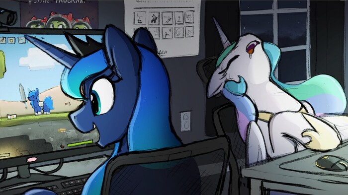     My Little Pony, Princess Luna, Princess Celestia