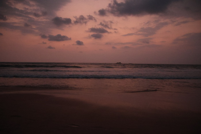 Закат в Бентоте