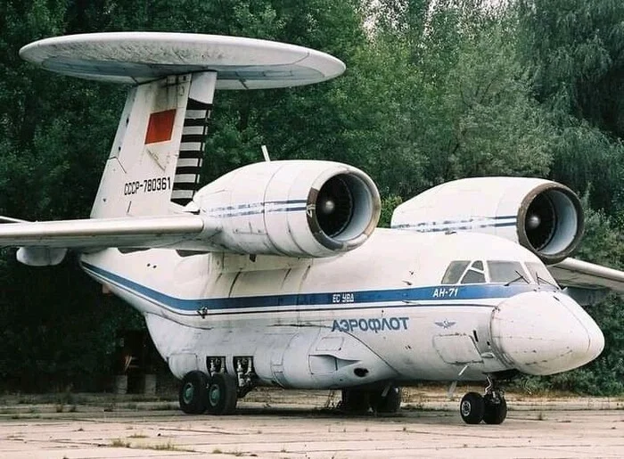 An-71 AWACS and control aircraft - An-71, KB Antonov, Made in USSR, Drlo, Military aviation, Longpost