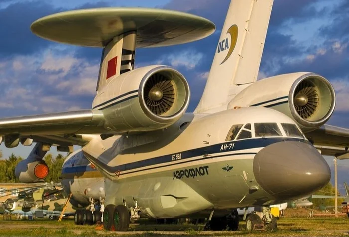 An-71 AWACS and control aircraft - An-71, KB Antonov, Made in USSR, Drlo, Military aviation, Longpost