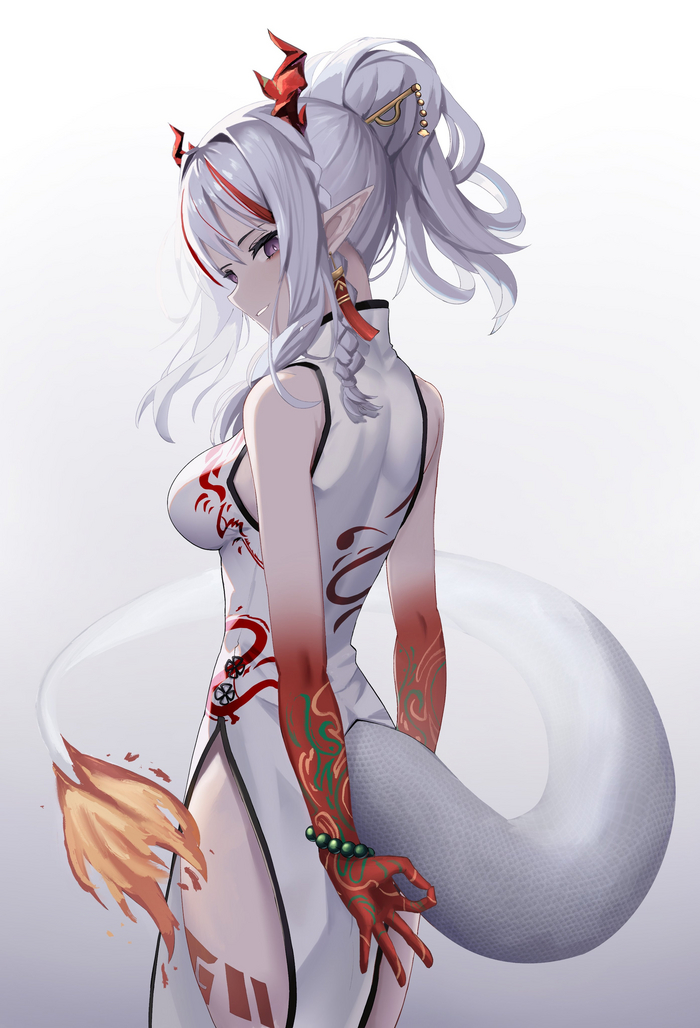 Nian Anime Art, , Arknights, Nian,   , , 