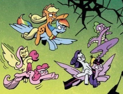 Как летают Mane 6