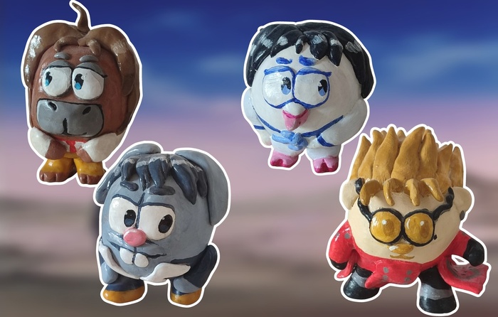 Персонажи из Тригана: Милли, Мэрил, Николас, Вэш