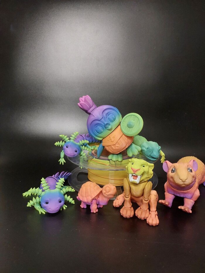  Rainbow PLA+  Rittsun 3D , 3D , Pla, 