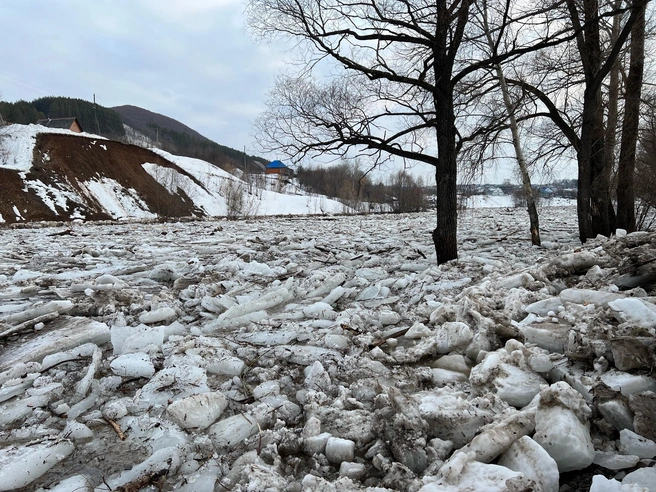 Река Сим вышла из берегов