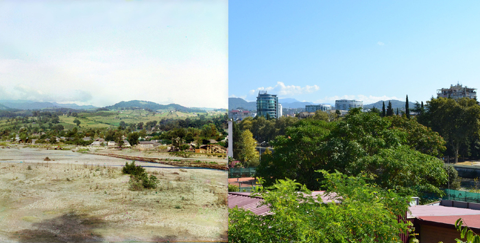 Сочи 100 лет назад и сейчас.