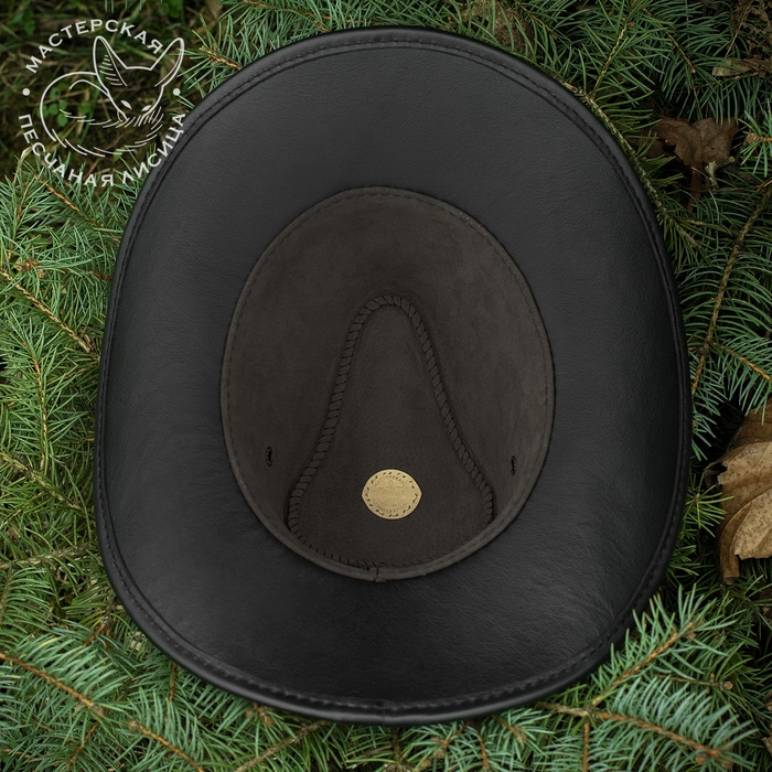 ковбойская кожаная шляпа