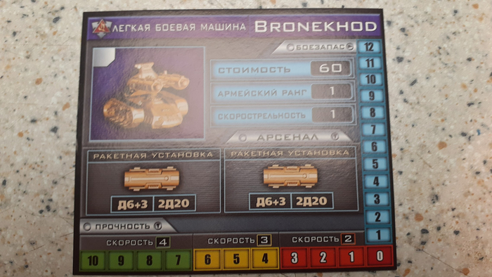 Армлист - Боевая машина "Бронеход"