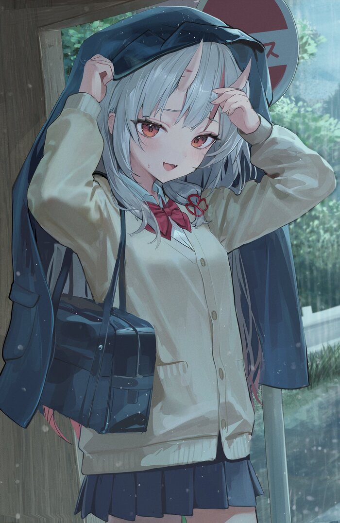   , Anime Art, , Hololive, Virtual YouTuber, Nakiri Ayame,   , , , 
