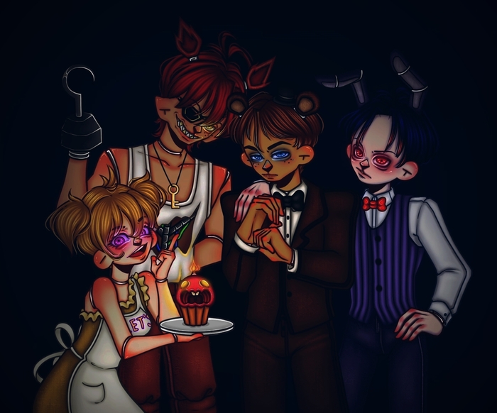       ,        .     ( oo) Five Nights at Freddys, Foxy (FNaF), Freddy fazbears pizza