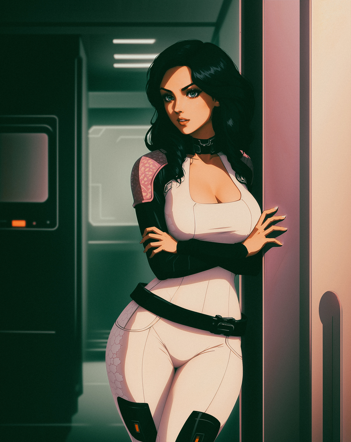   - "  " Mass Effect,  , Stable Diffusion, ,  , Game Art, 
