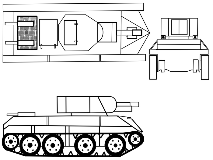 Проект средней САУ ЛАТ-10