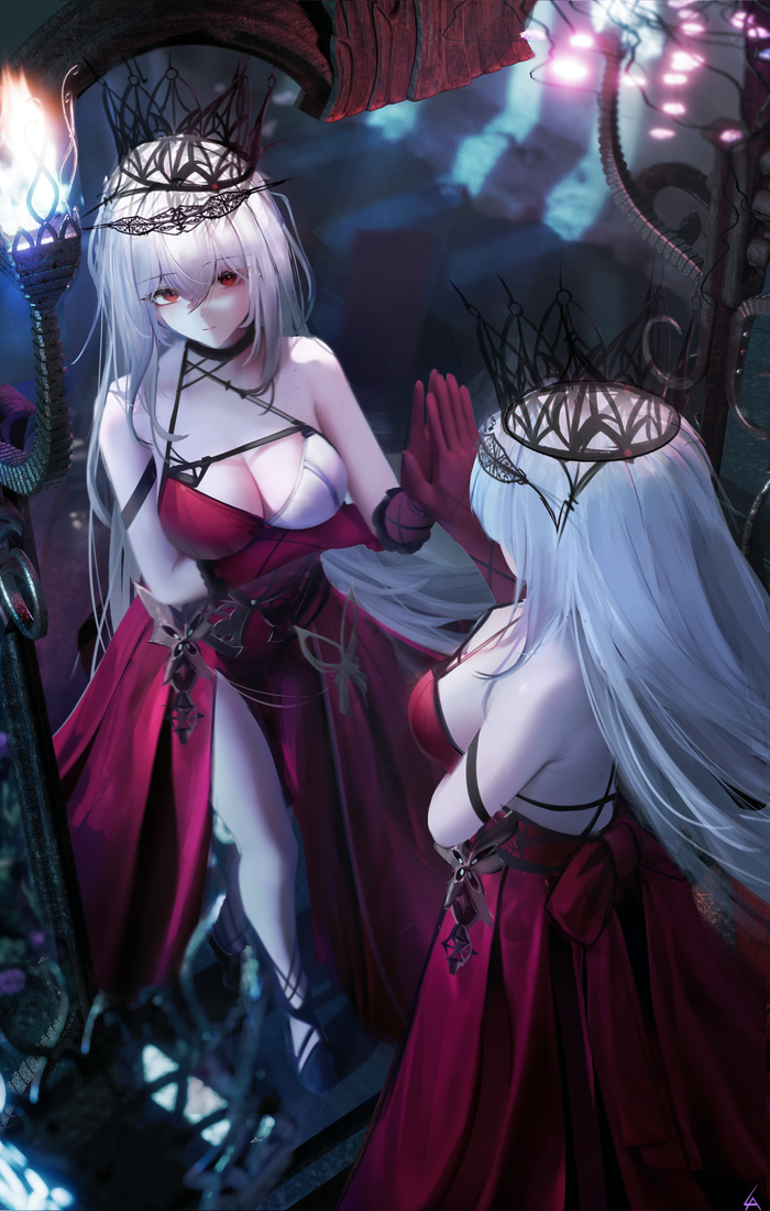 Skadi Anime Art, , Arknights, Skadi