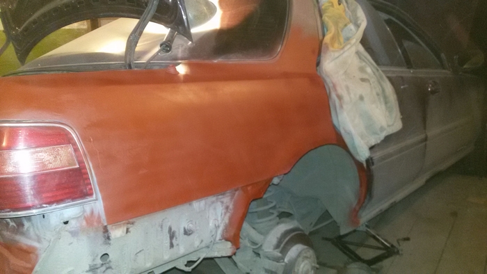 после заварки все закрашивалось тем что было под рукой