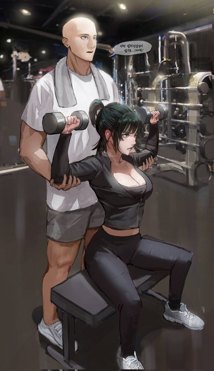  .       , Anime Art, Saitama, Fubuki, Onepunchman
