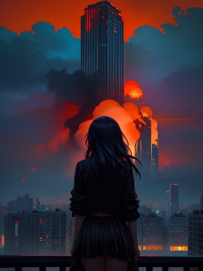 Disruption  , , Anime Art, , , , 