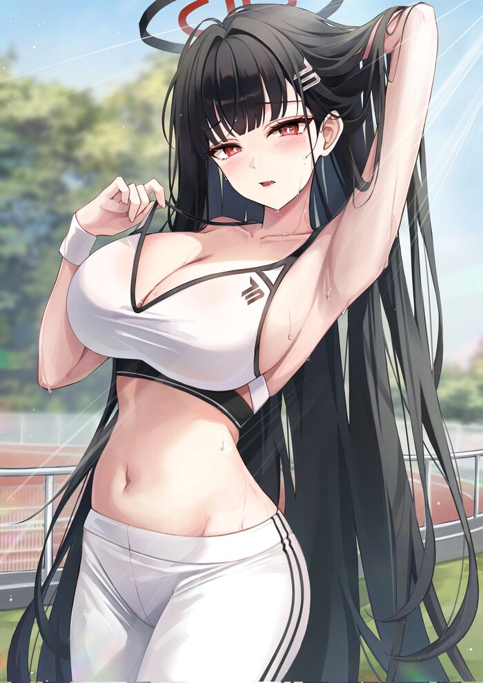 Tsukatsuki Rio #042 , Anime Art, Blue Archive, Tsukatsuki Rio, ,  , , , , 