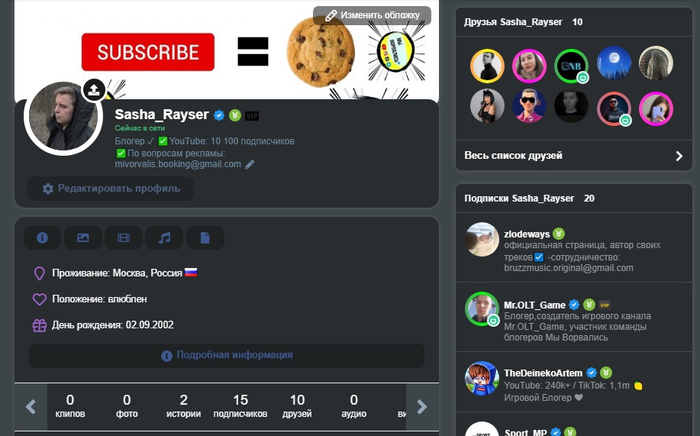 ������� ������� Sasha Rayser � ����� ���������� ���� Netbuddy. ��������: ����������� ������� ���� � ��