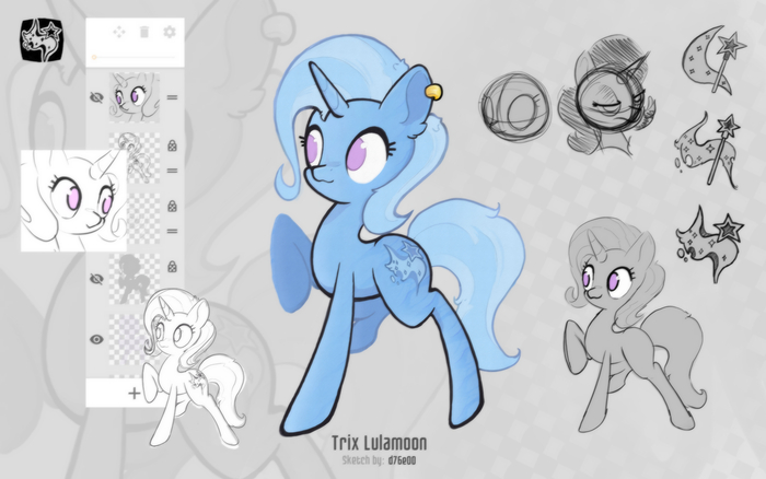 Sketch color &quot;Trix Lulamoon&quot;