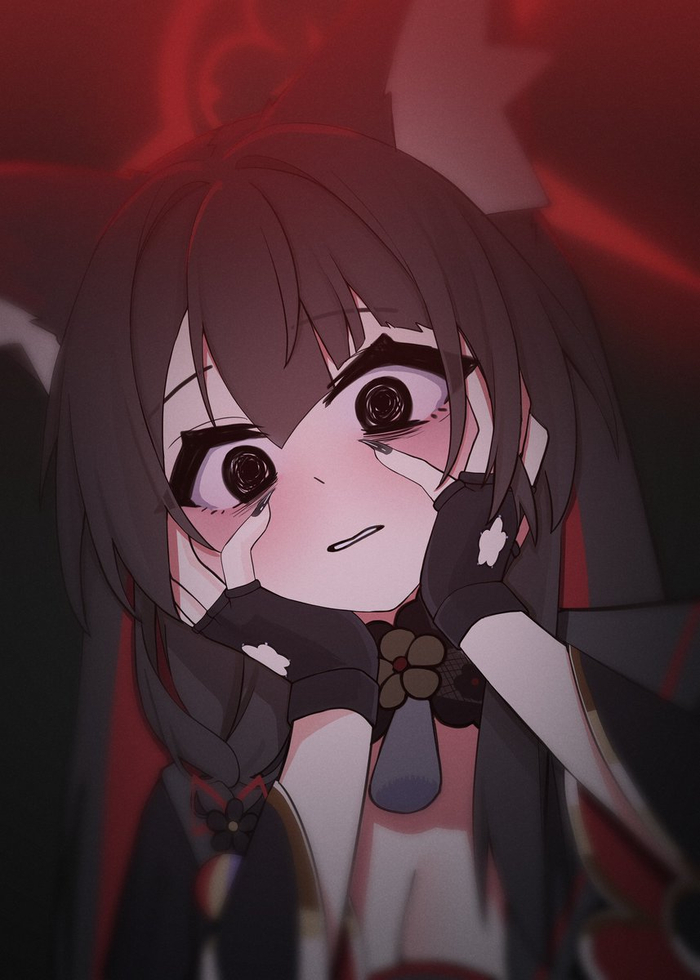 Out of control Anime Art, , Blue Archive, Kosaka Wakamo, Animal Ears, Snya Ko (silenzuka), , 