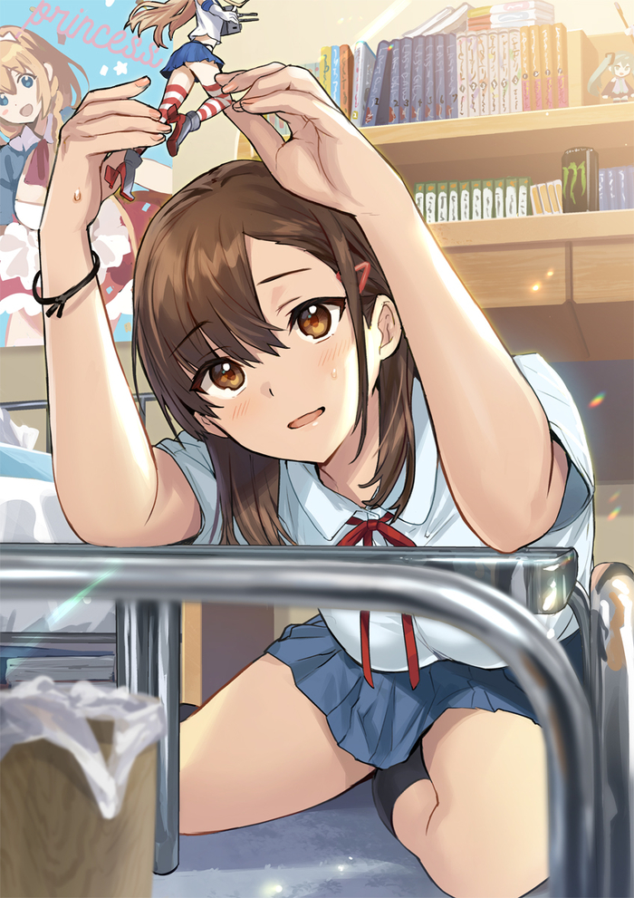 "   " , Anime Art, Original Character, Seifuku, , Shimakaze, Kantai Collection