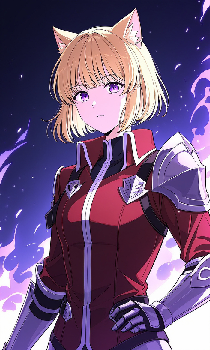           -   , Anime Art,  , Solo Leveling, Cha Hae-In, Animal Ears