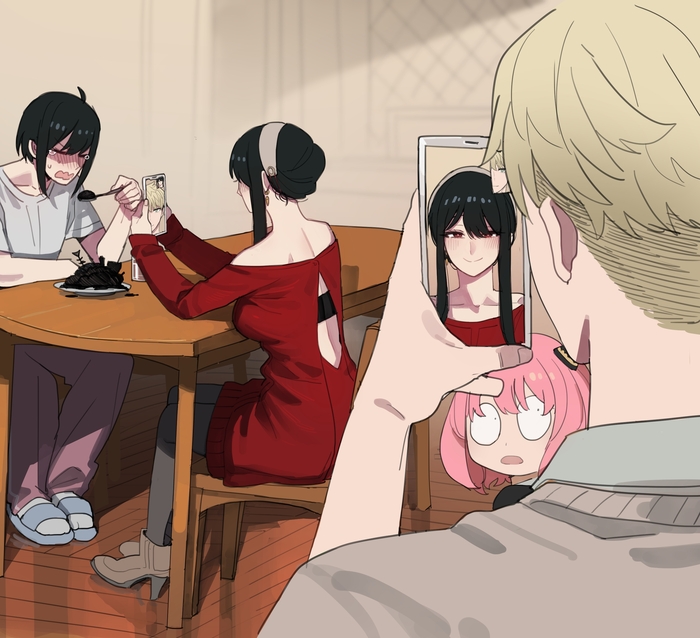   , Anime Art, Yor Forger, Loid Forger, Yuri Briar, Anya Forger, Spy X Family