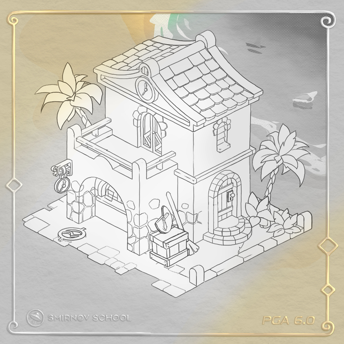     , Gamedev, Game Art,  , Clip Studio Paint, Blender,  , Environment, Smirnov School, 