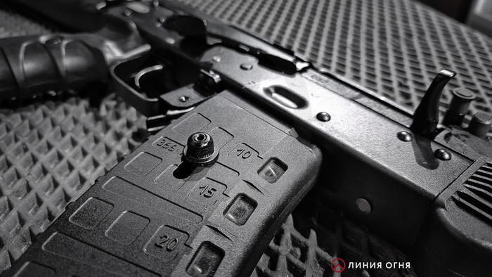 Импровизированный сброс ЗЗ на макете магазина.