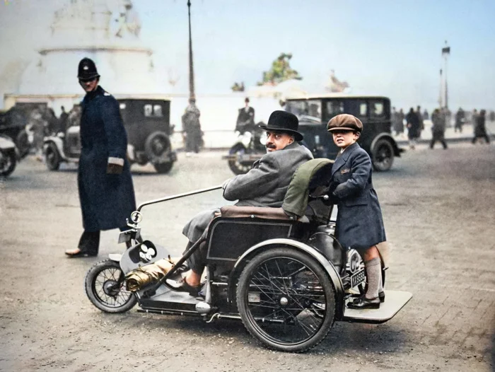 Любопытные фотографии из прошлого Великобритании. 20 раскрашенных фотографий ХХ века. Часть XVII 20 век, Историческое фото, Старое фото, Великобритания, Англия, Лондон, Фотография, Колоризация, Длиннопост