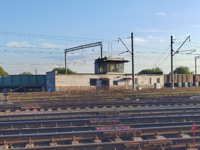 Станция Плеханово, пост дежурного по парку.