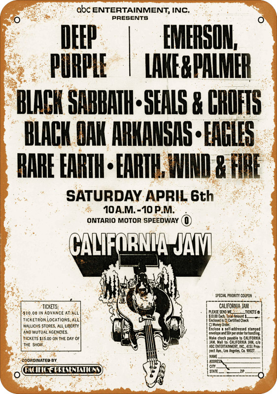 Выступление Emerson, Lake & Palmer на рок-фестивале California Jam