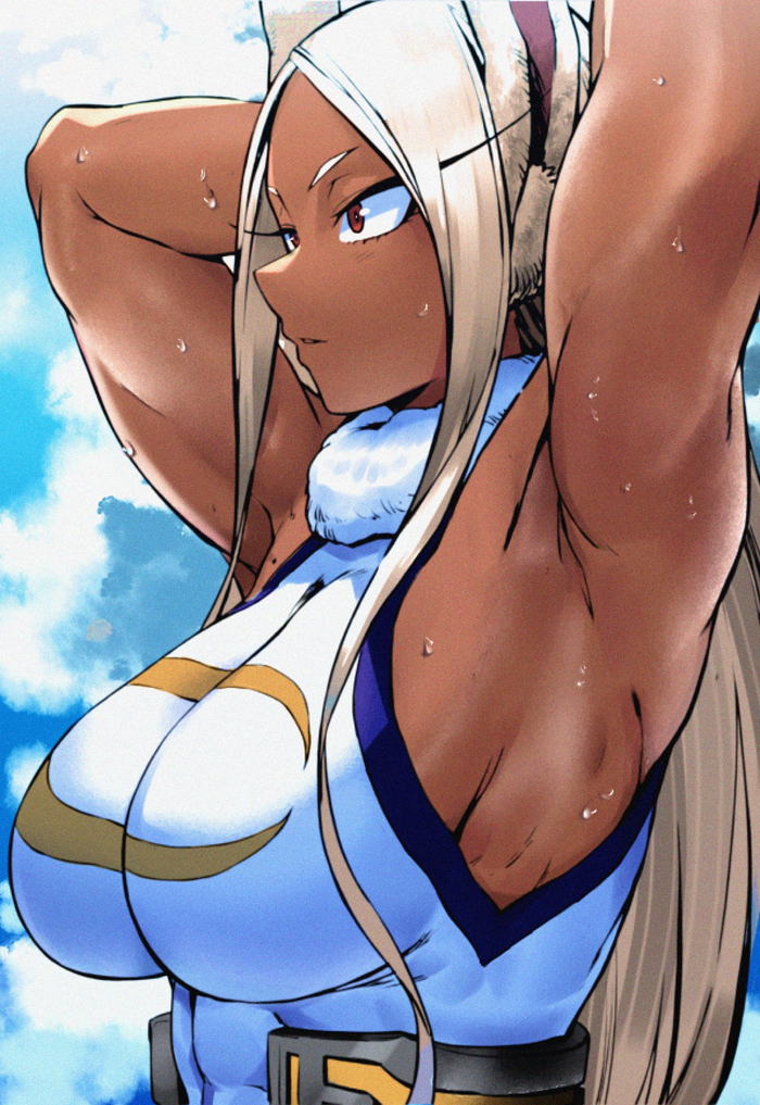 Anime Art, , Boku no Hero Academia, Miruko, Animal Ears