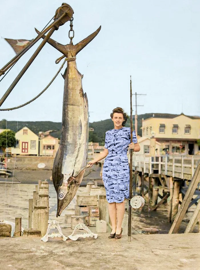 Подборка интересных и необычных фотографий из США. 20 раскрашенных фотографий ХХ века. Часть XIX Историческое фото, Старое фото, 20 век, США, Фотография, Колоризация, Длиннопост