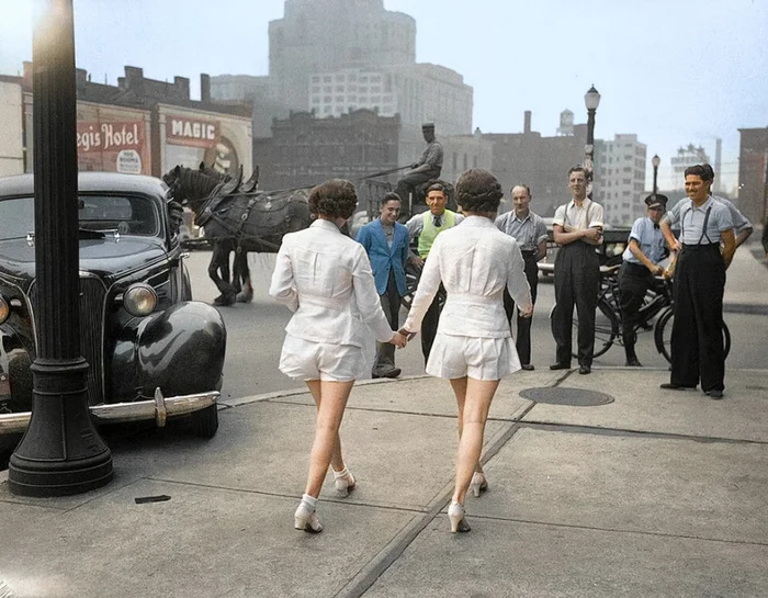 Необычные и интересные снимки из разных стран мира, сделанные в XX веке. 20 раскрашенных фотографий. Часть VI 20 век, Историческое фото, Старое фото, Фотография, Мир, Страны, Колоризация, Длиннопост