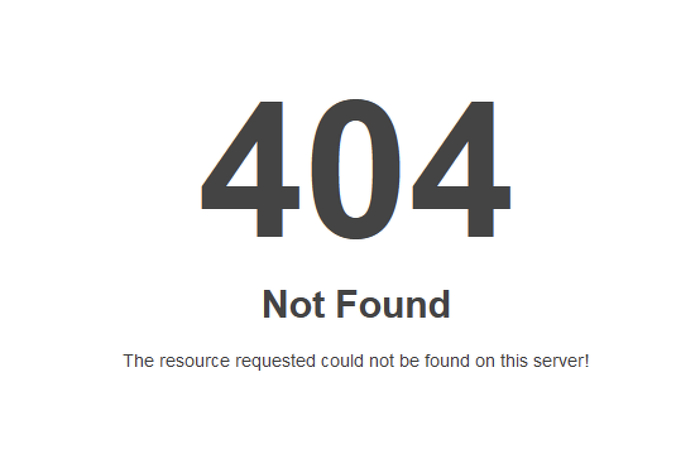 404 not found