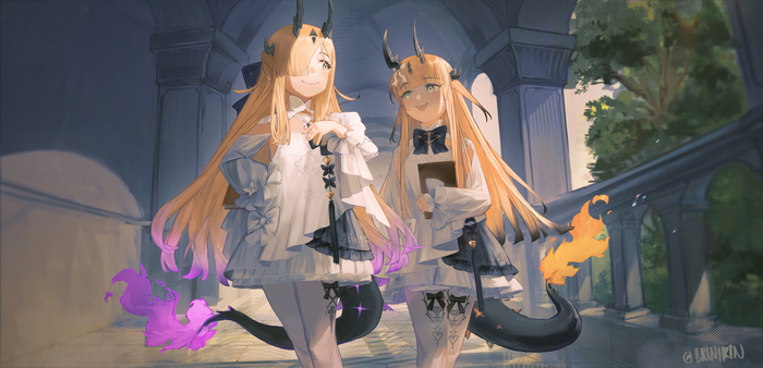  Arknights, Eblana Dublinn, Reed (Arknights), Anime Art, Game Art, , 