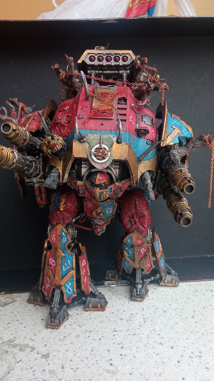 Chaos knight porfirion Warhammer 40k, Wh miniatures, Warhammer, Chaos Knight, Wh painting, ,  , 