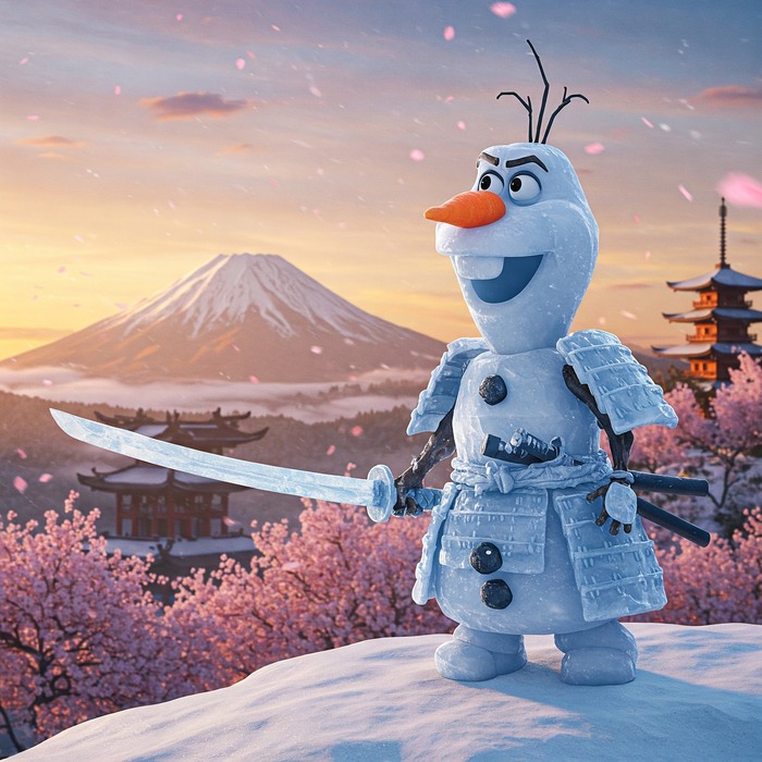 A snow has no goal, only a path  , Walt Disney Company,  ,  