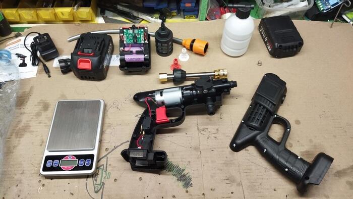 Китайская Минимойка высокого давления на АКБ. Обзор от INGF