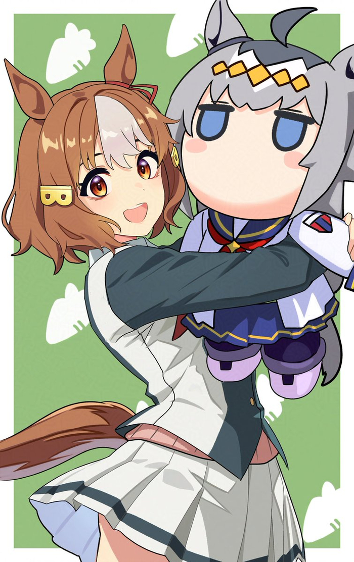Berno Light , Anime Art, Uma Musume Pretty Derby, Oguri Cap, Animal Ears, ,  