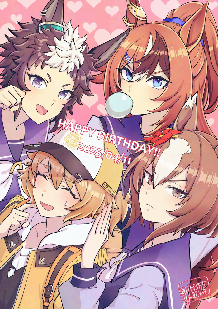 Mejiro Ryan, Yaeno Muteki, Buggle Gum Fellow &amp; Mei Satake    11.04