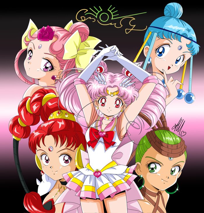      , , Anime Art, Sailor Moon, Sailor chibi Moon