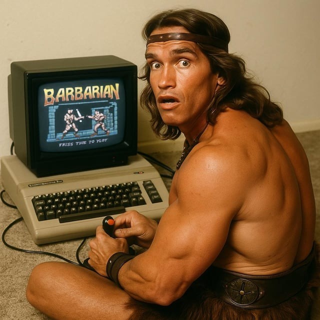 �����-������ � ���� Barbarian � ���������� ����� 80‑�, �������� �� Atari ST � ������������� �� Commodore 64.
