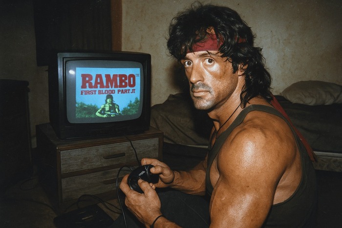 ����� � Rambo: First Blood Part II �������� �� 1985-��.