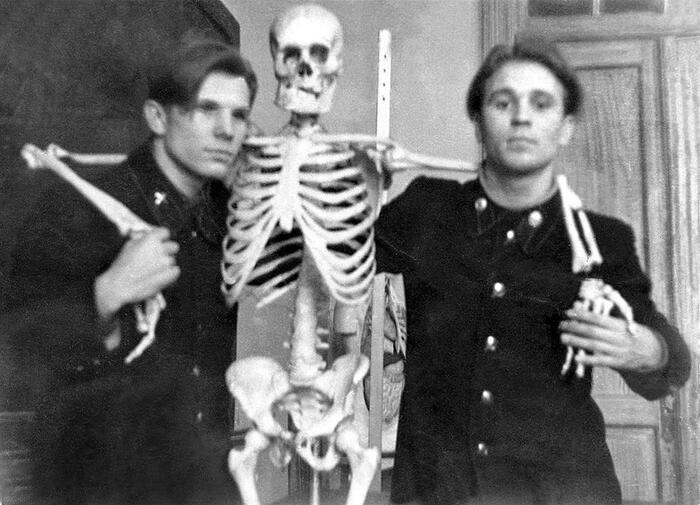 Гагарин в техникуме