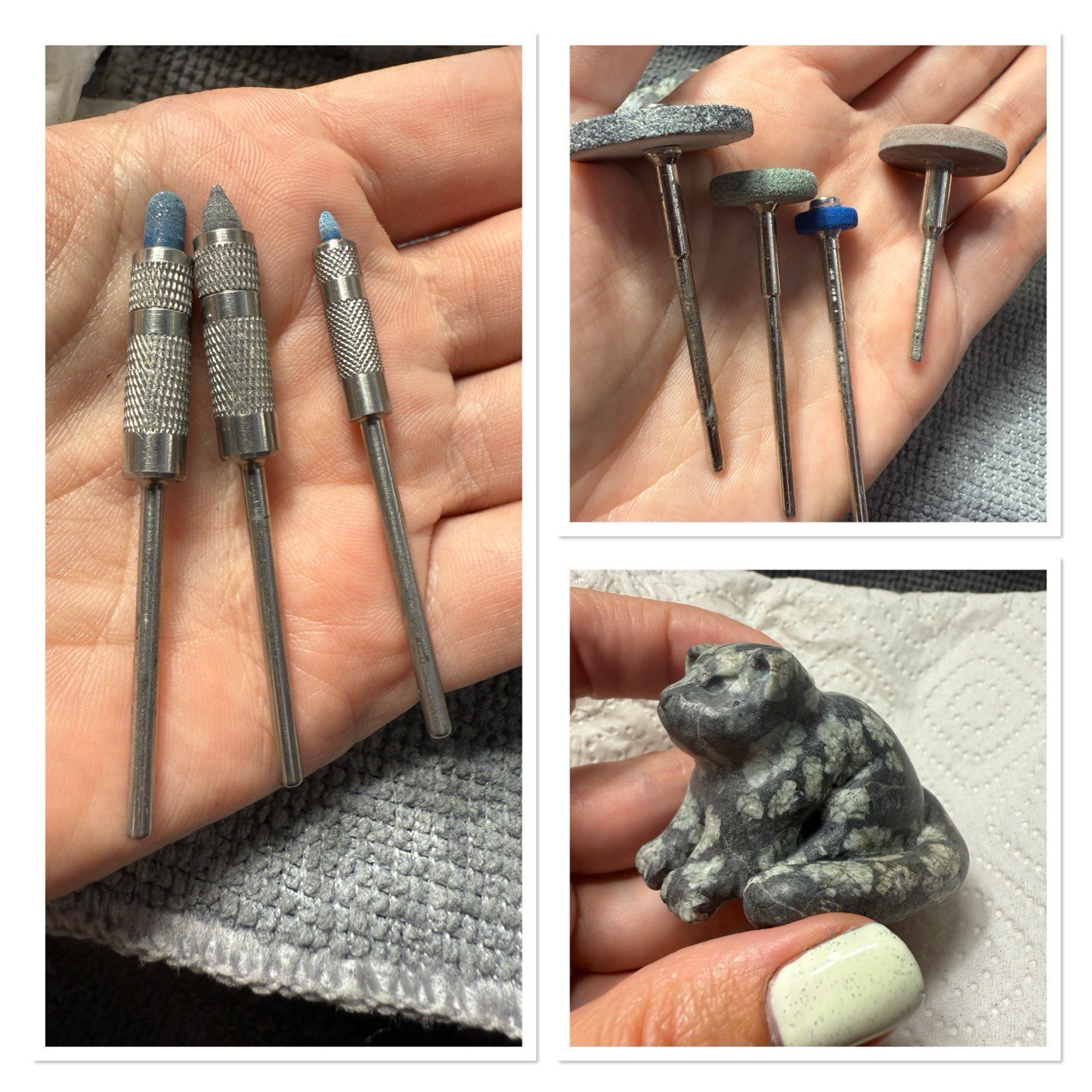 Manul from diorite porphyry - My, Needlework with process, Needlework, With your own hands, Stone carving, Pallas' cat, Hobby, Longpost