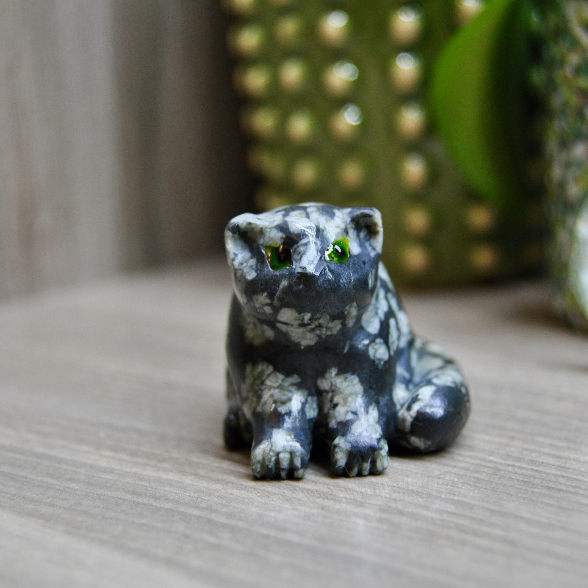 Manul from diorite porphyry - My, Needlework with process, Needlework, With your own hands, Stone carving, Pallas' cat, Hobby, Longpost