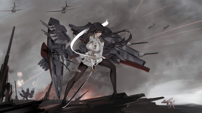  Pixiv, , Anime Art, Azur Lane, Takao